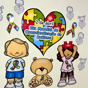 Kit Dia Mundial de Conscientizacão do Autismo