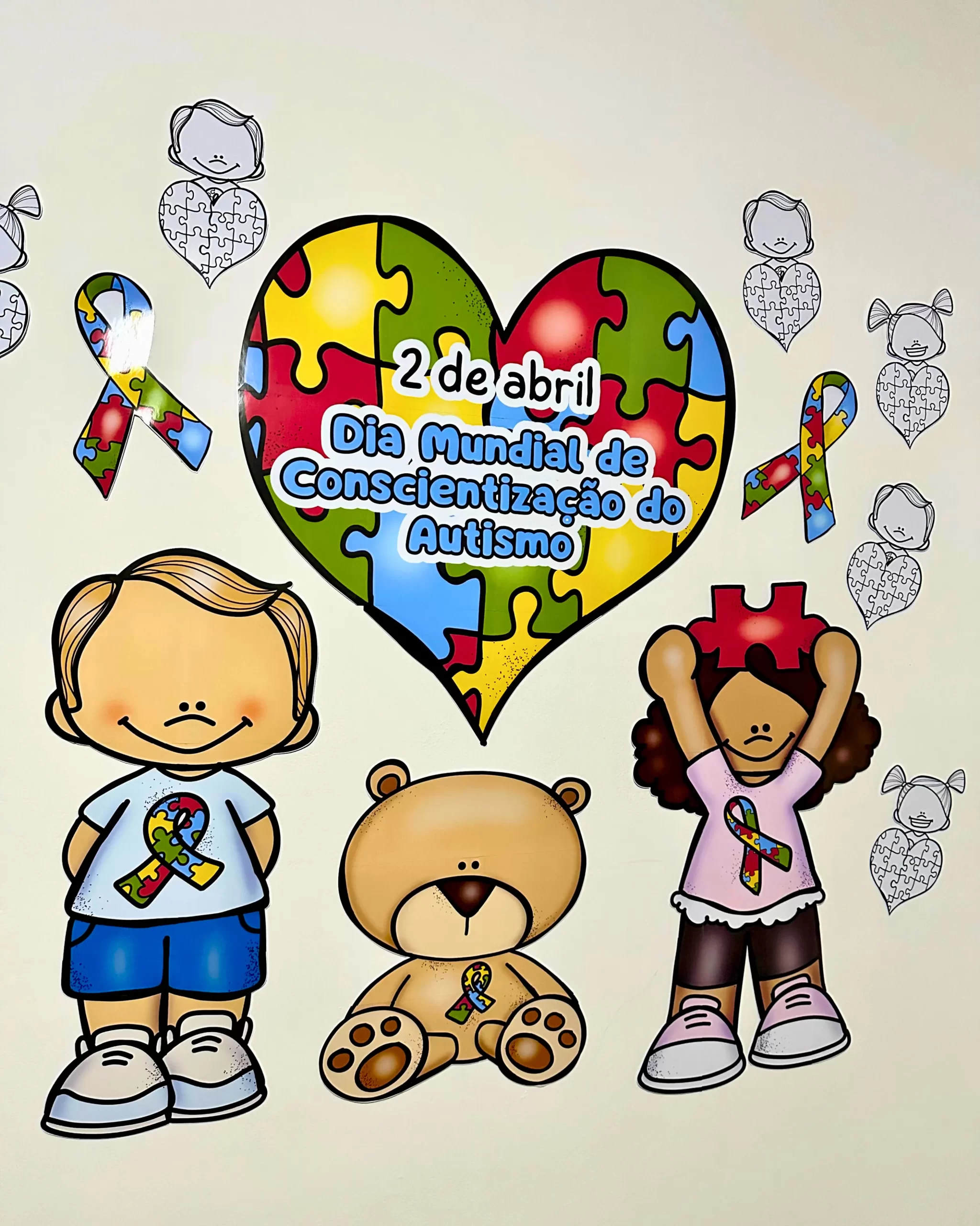 Kit Dia Mundial de Conscientizacão do Autismo