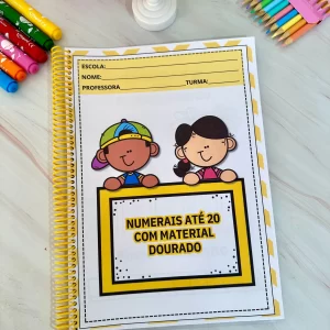 Apostila Numerais até 20 com material dourado