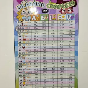 Silabário silabas Complexas