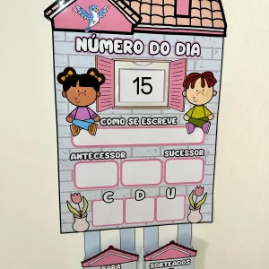 Cartaz Número do dia