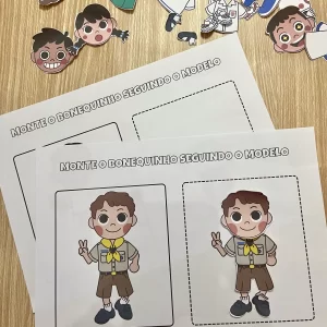 Bonequinhos para montar