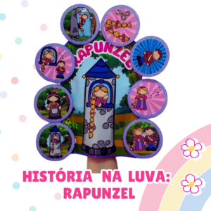 História na luva- Rapunzel