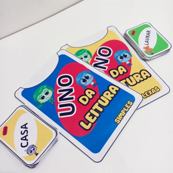Uno da leitura tema Divertidamente