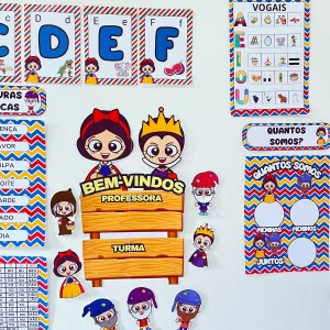 KIT SALA:  Branca de neve