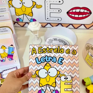 História na Caixa Letra E