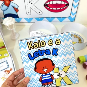 História na Caixa Letra K