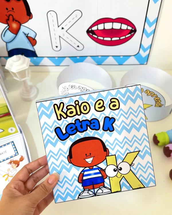 História na Caixa Letra K