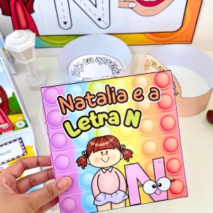 História na Caixa Letra N