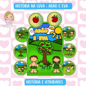 História na Luva: Adão e Eva