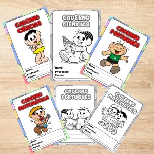 Capas de Caderno Turma da Mônica