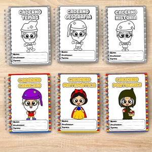 Capas de Caderno BRANCA DE NEVE