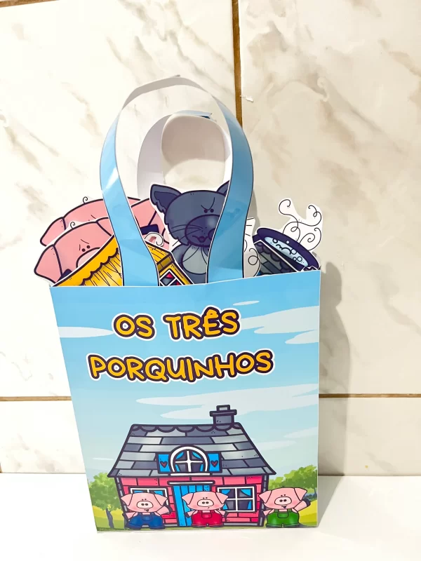 Sacolinha  Teatral TRÊS PORQUINHOS! - Imagem 5