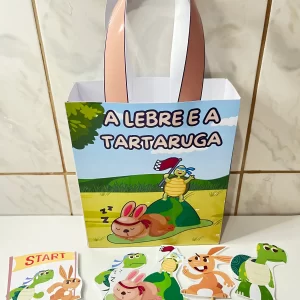 Sacolinha Teatral A LEBRE E A TARTARUGA