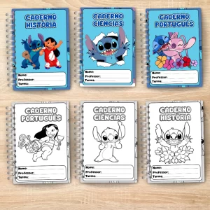 Capas de Caderno Stitch