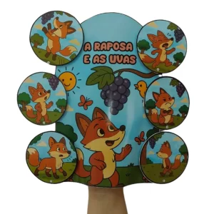 Fábula na Luva: A Raposa e as Uvas
