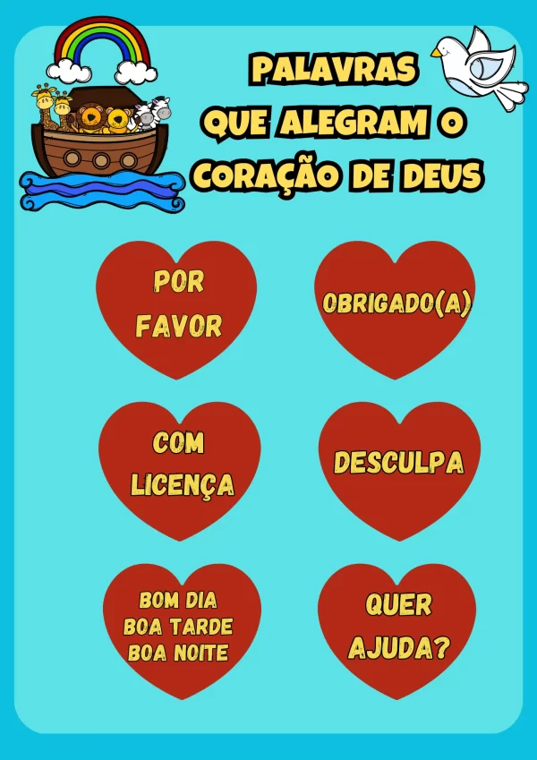 Kit Decoração de Sala “A Arca de Noé” - Imagem 6
