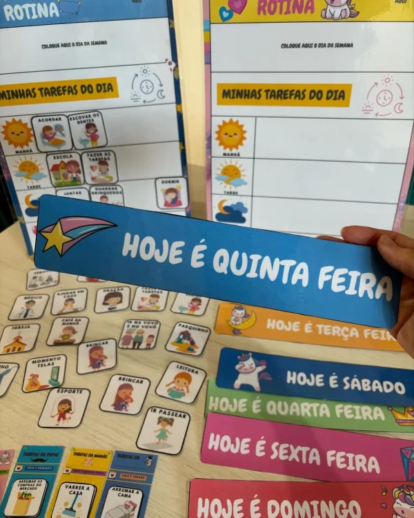 Plaquinhas de Rotina Personalizadas - Imagem 4