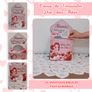 Caixa de Versículos Bíblicos – Especial Dia das Mães