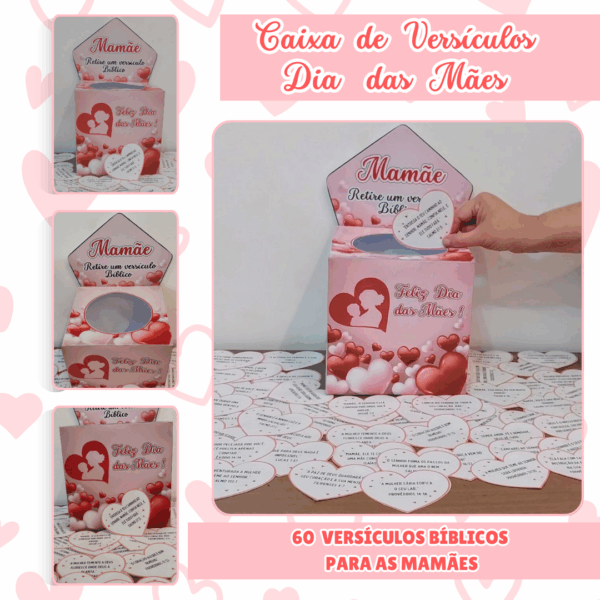 Caixa de Versículos Bíblicos – Especial Dia das Mães