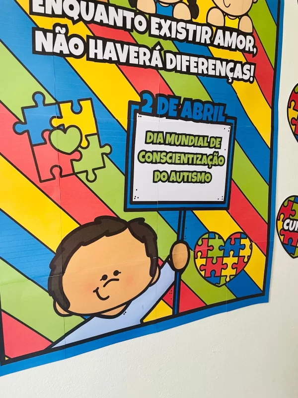 Painel dia Mundial de Conscientização do Autismo - Imagem 2