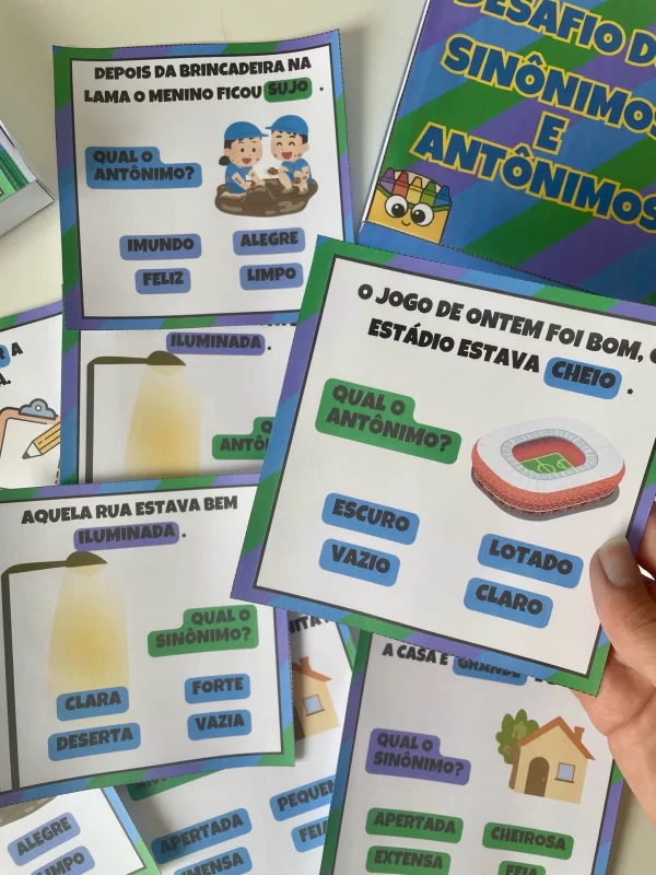 Caixinha dos Sinônimos e Antônimos - Imagem 2