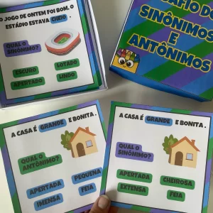 Caixinha dos Sinônimos e Antônimos