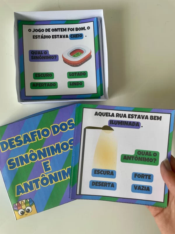Caixinha dos Sinônimos e Antônimos - Imagem 3