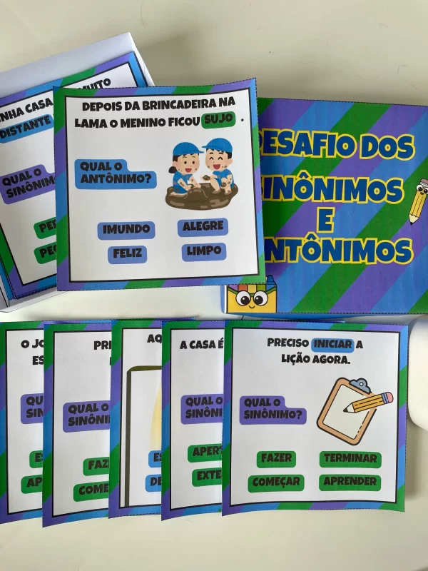 Caixinha dos Sinônimos e Antônimos - Imagem 4