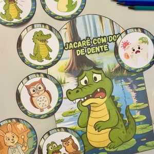 Luva de História: O Jacaré com Dor de Dente