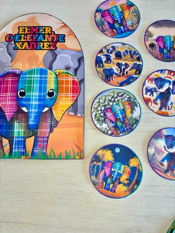 Luva de História - Elefante Elmer - Imagem 4