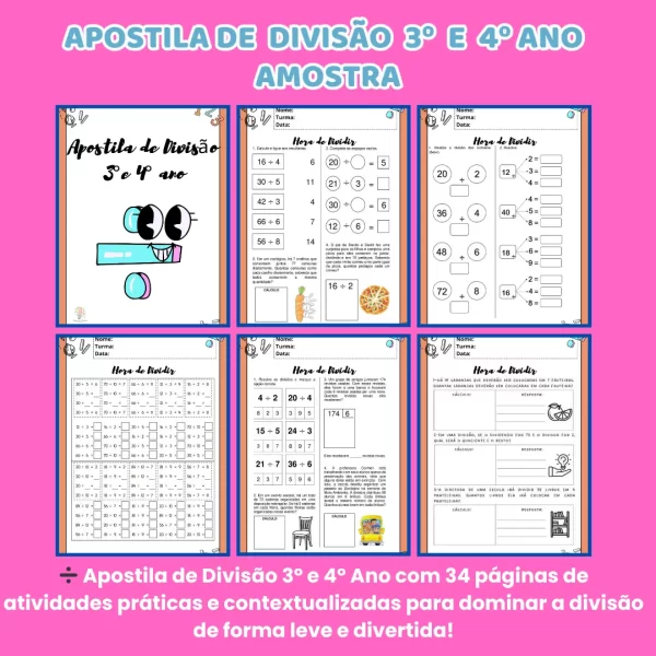 Combo Apostilas 3º e 4º Ano – Aprendizagem com qualidade, praticidade e diversão! - Imagem 4