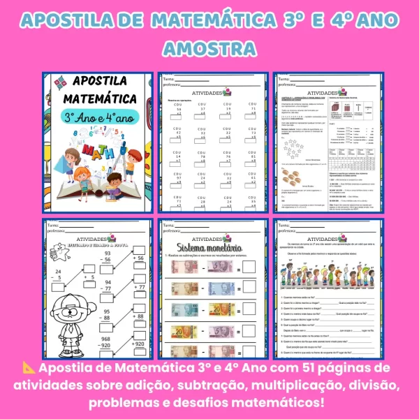 Combo Apostilas 3º e 4º Ano – Aprendizagem com qualidade, praticidade e diversão! - Imagem 5