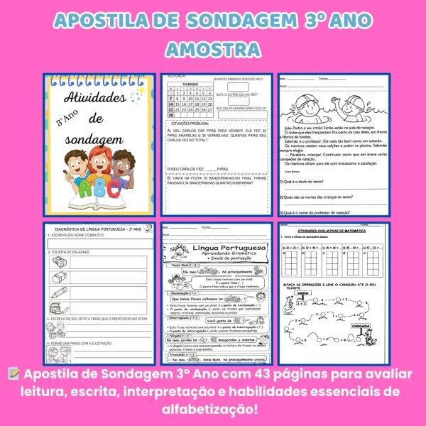 Combo Apostilas 3º e 4º Ano – Aprendizagem com qualidade, praticidade e diversão! - Imagem 7