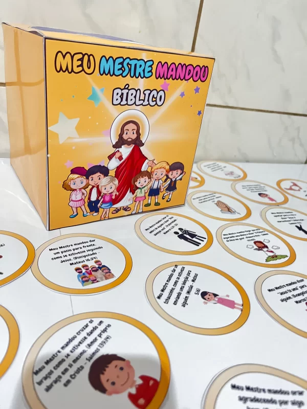 CAIXA MEU MESTRE MANDOU – BRINCANDO E APRENDENDO COM JESUS! - Imagem 3