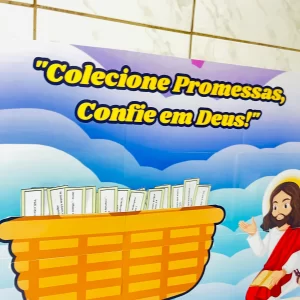 Painel colecione promessas de Deus para mim