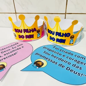 COROA SOU FILHO DO REI + PLACA