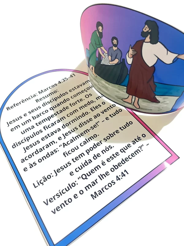 Jesus Acalma a Tempestade - Luva Interativa + Coroa da Calma - Imagem 3