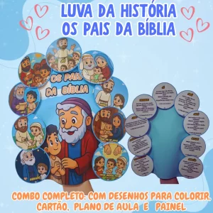 LUVA DA HISTÓRIA – OS PAIS DA BÍBLIA + COMBO COMPLETO
