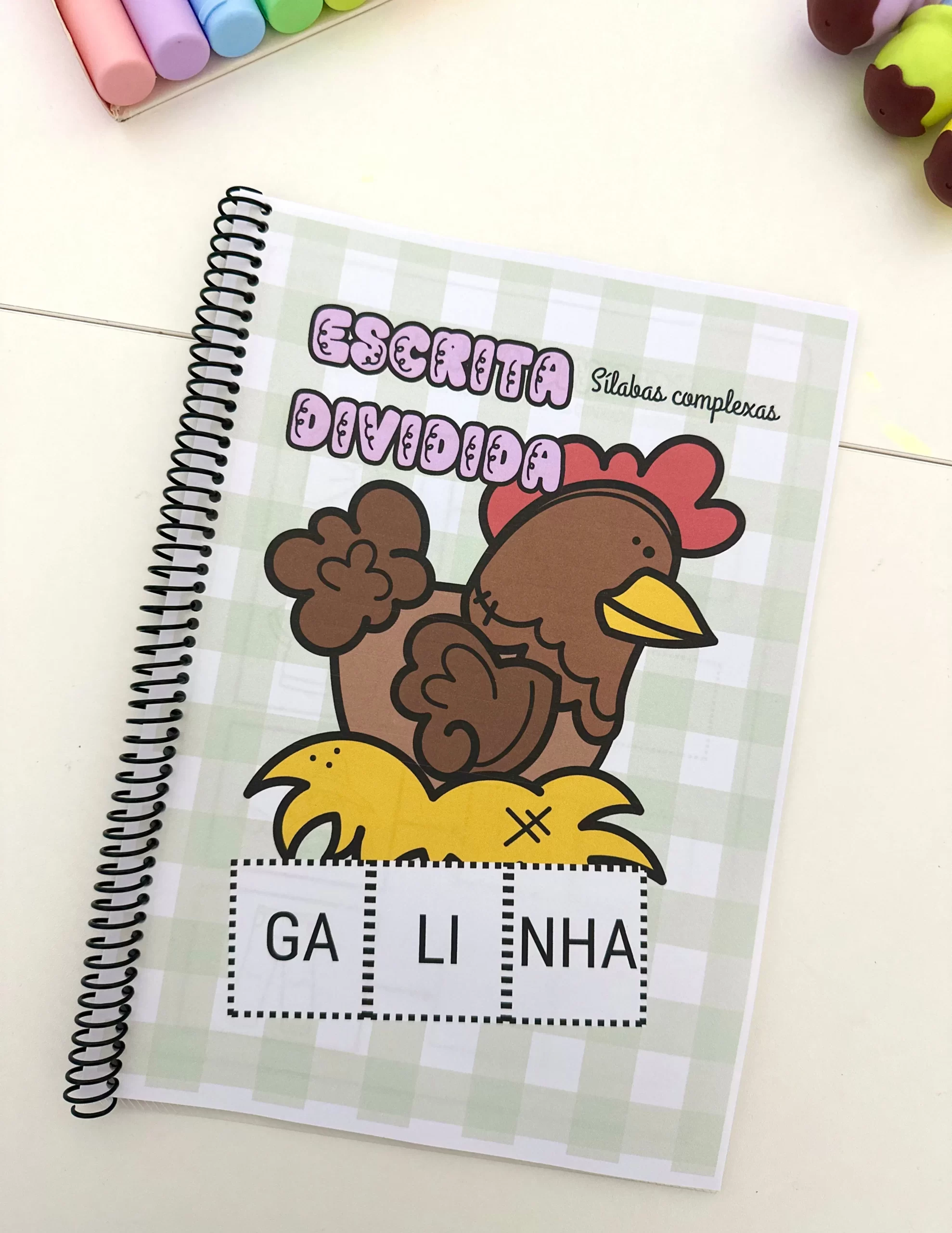 Apostilas Escrita Dividida – Sílabas Simples e Complexas - Imagem 16