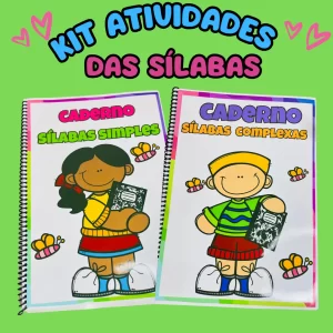 Kit de Apostilas Silábicas – Sílaba Simples + Sílaba Complexa
