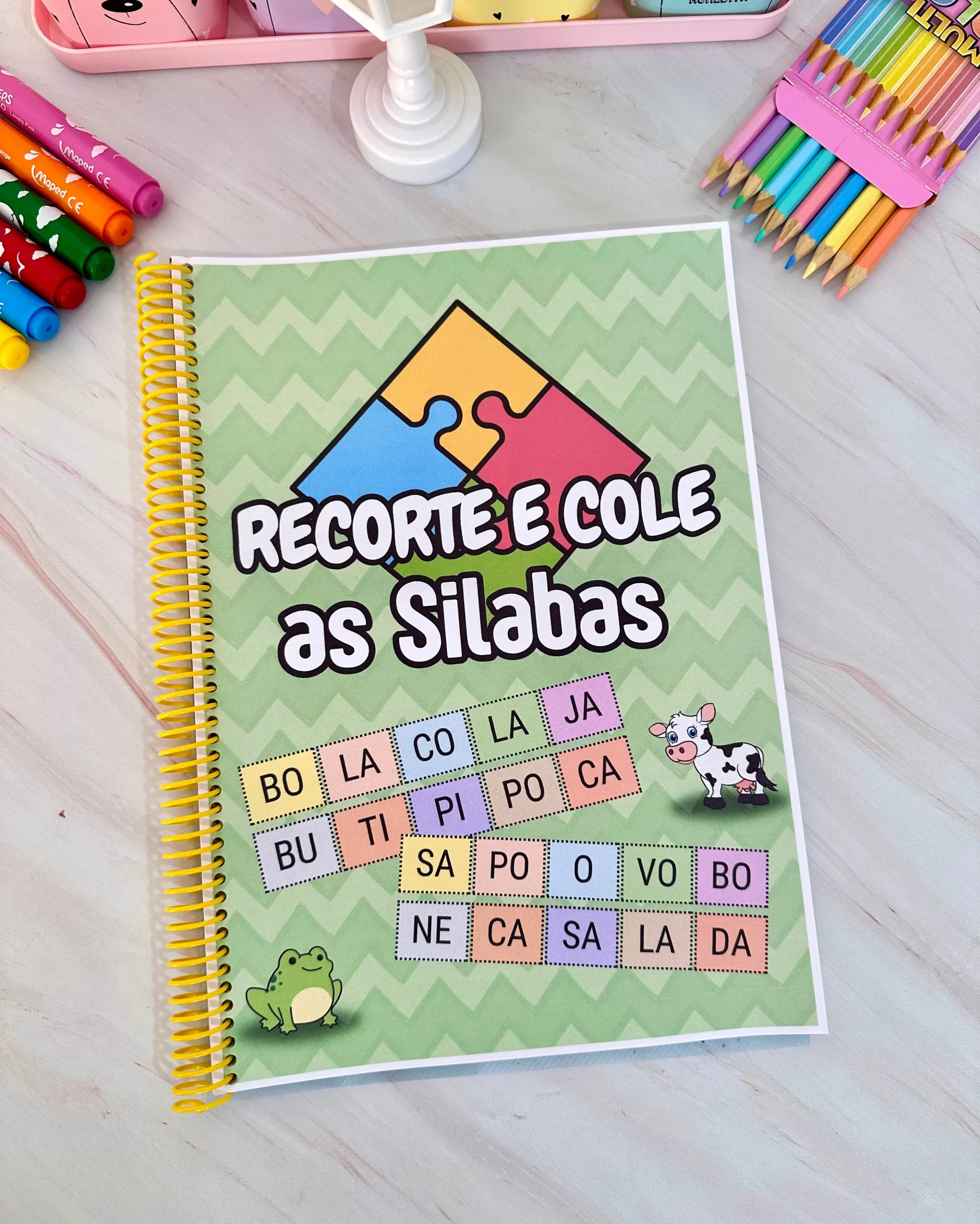 Recorte e Cole as Silabas