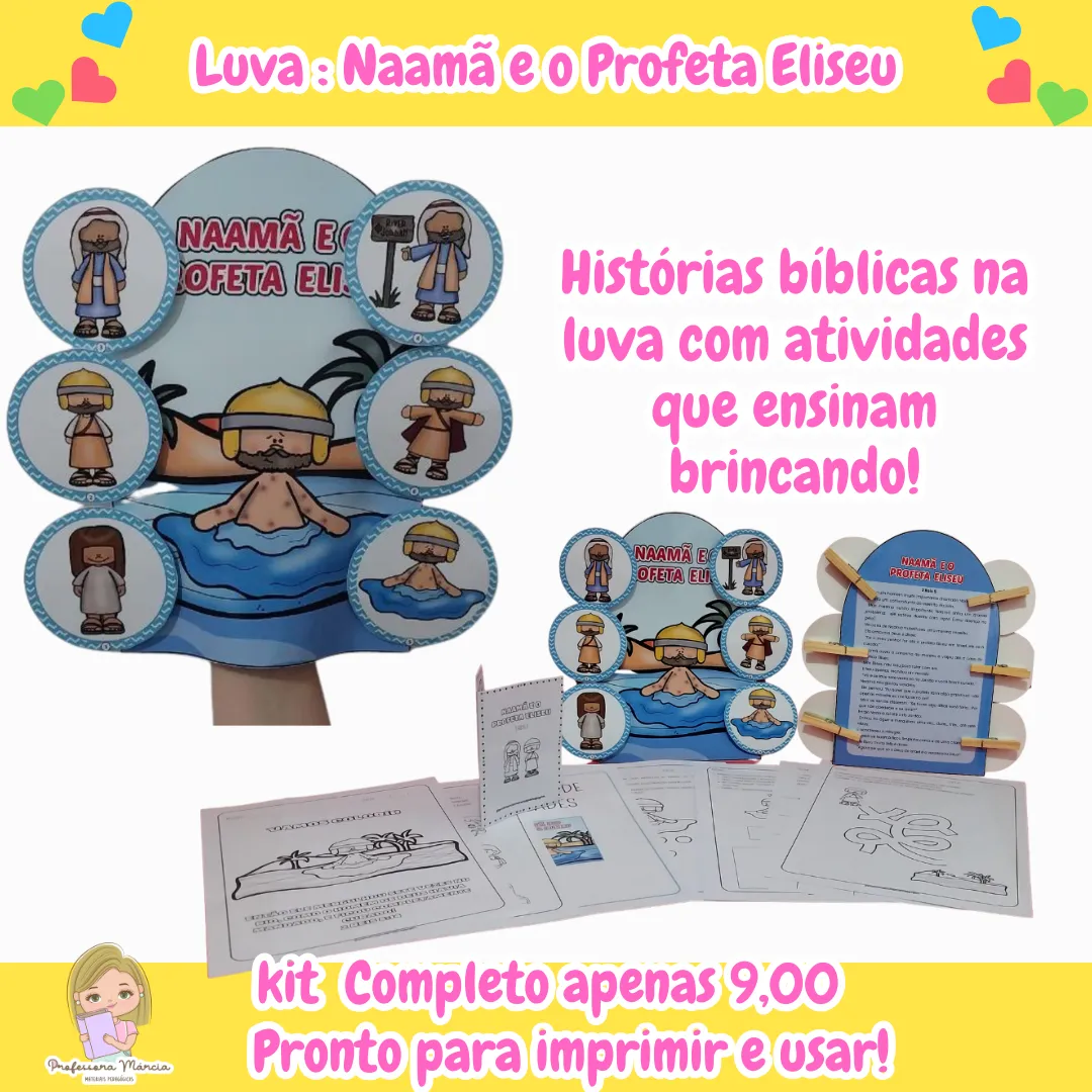 Luva: Naamã e o Profeta Eliseu