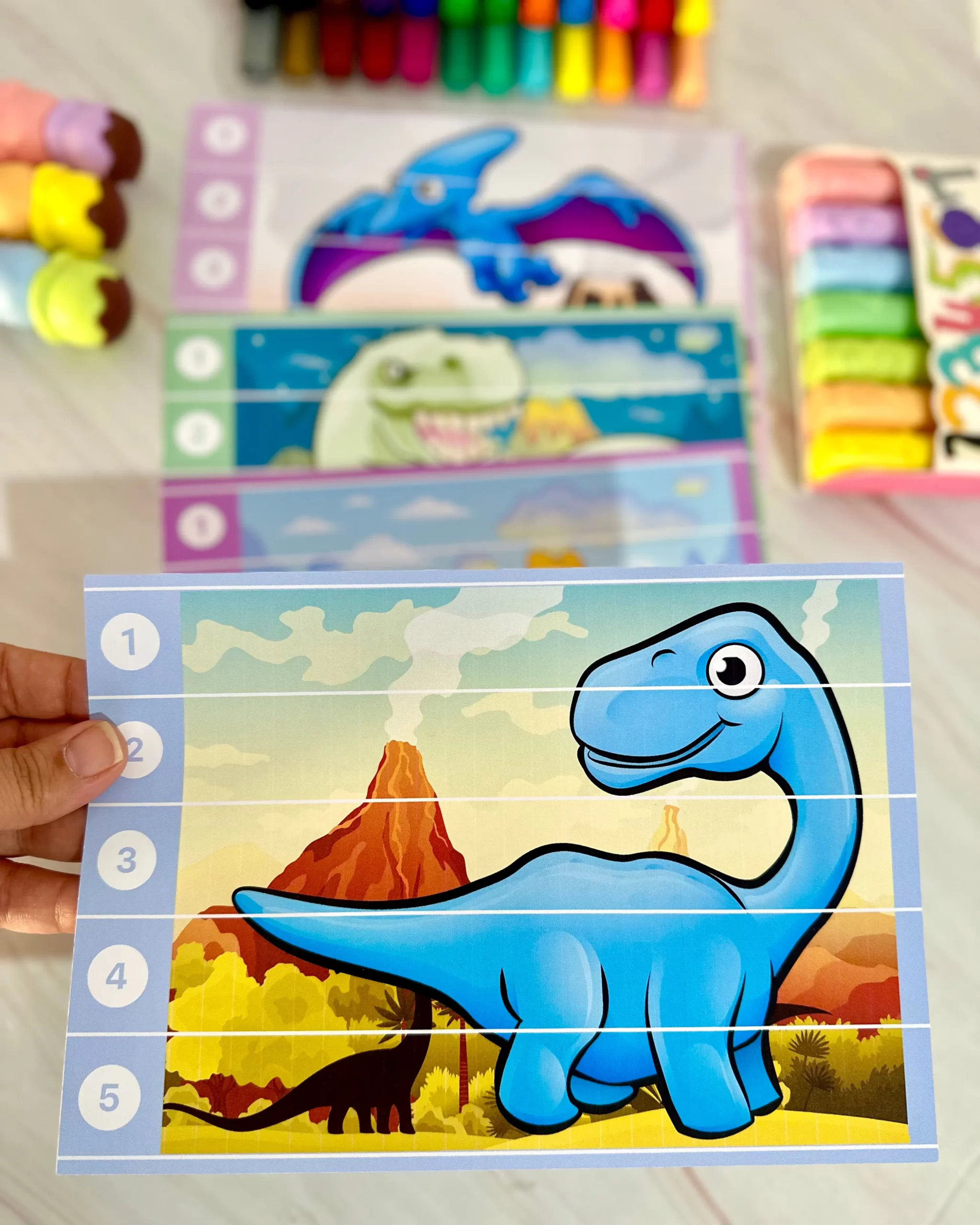 Quebra-Cabeça Dinossauro - Imagem 3