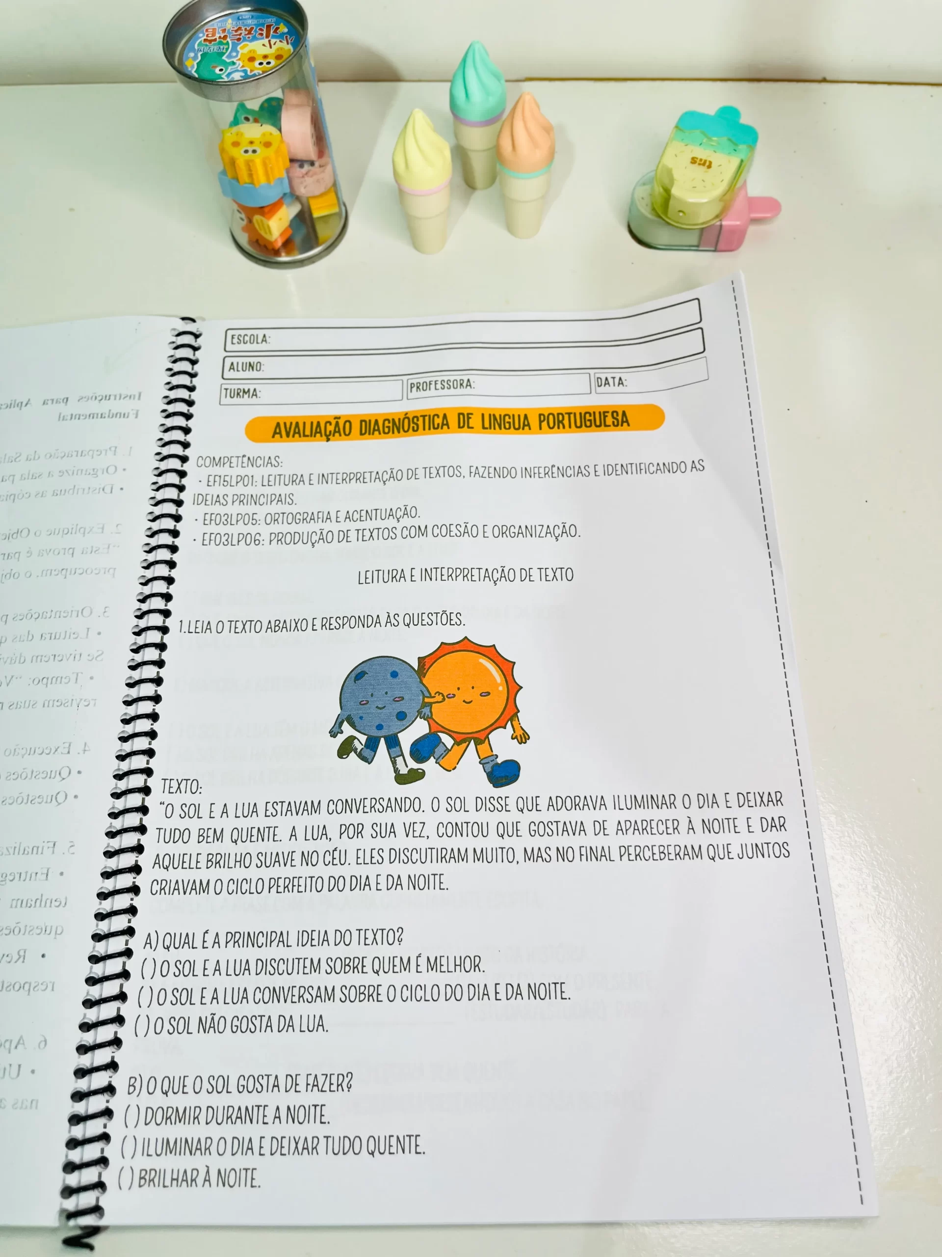 Apostila: Avaliação Diagnóstica - 3° Ano do Ensino Fundamental - Imagem 3