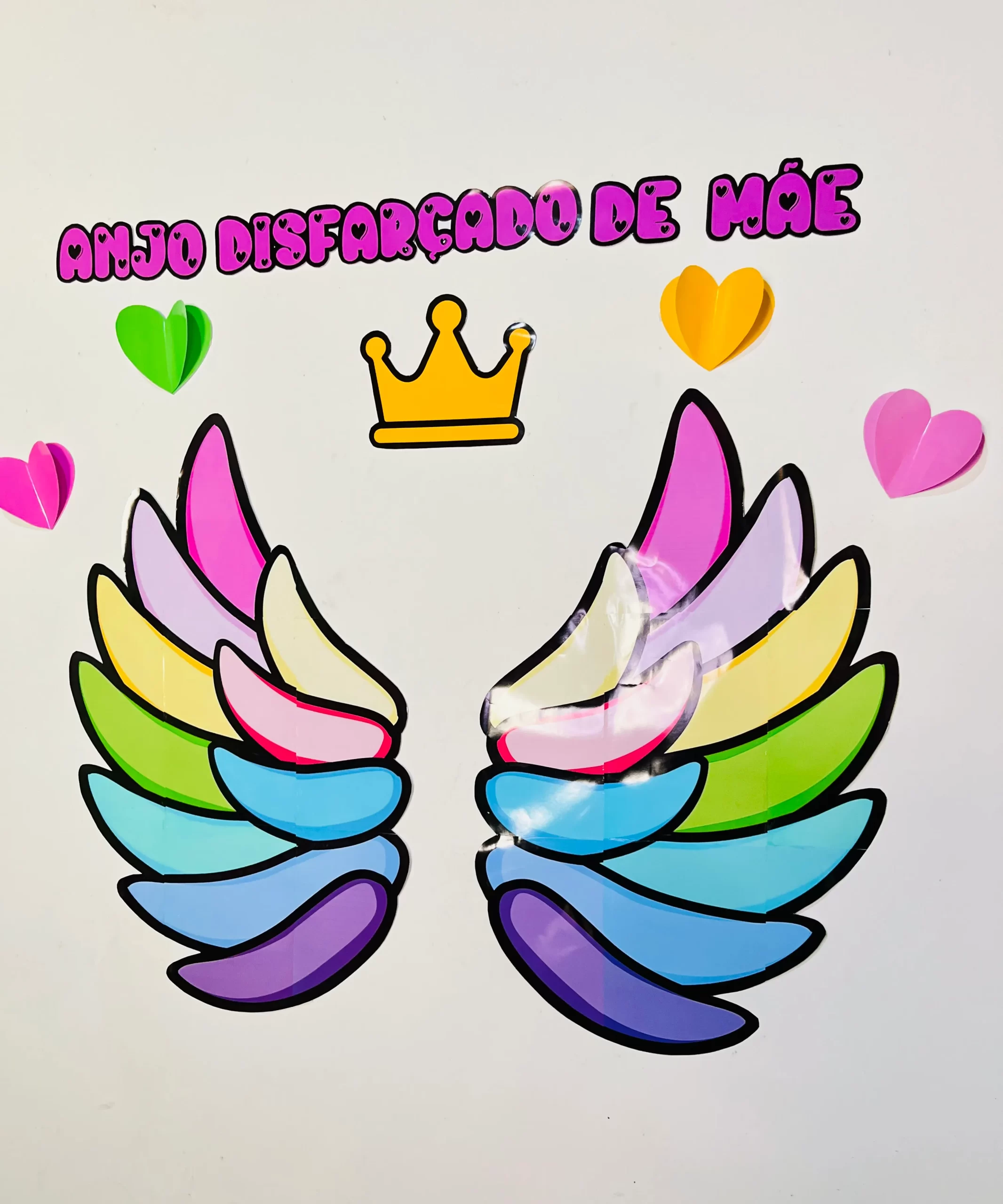 Painel “Anjo Disfarçado de Mãe” - Dia das Mães - Imagem 2