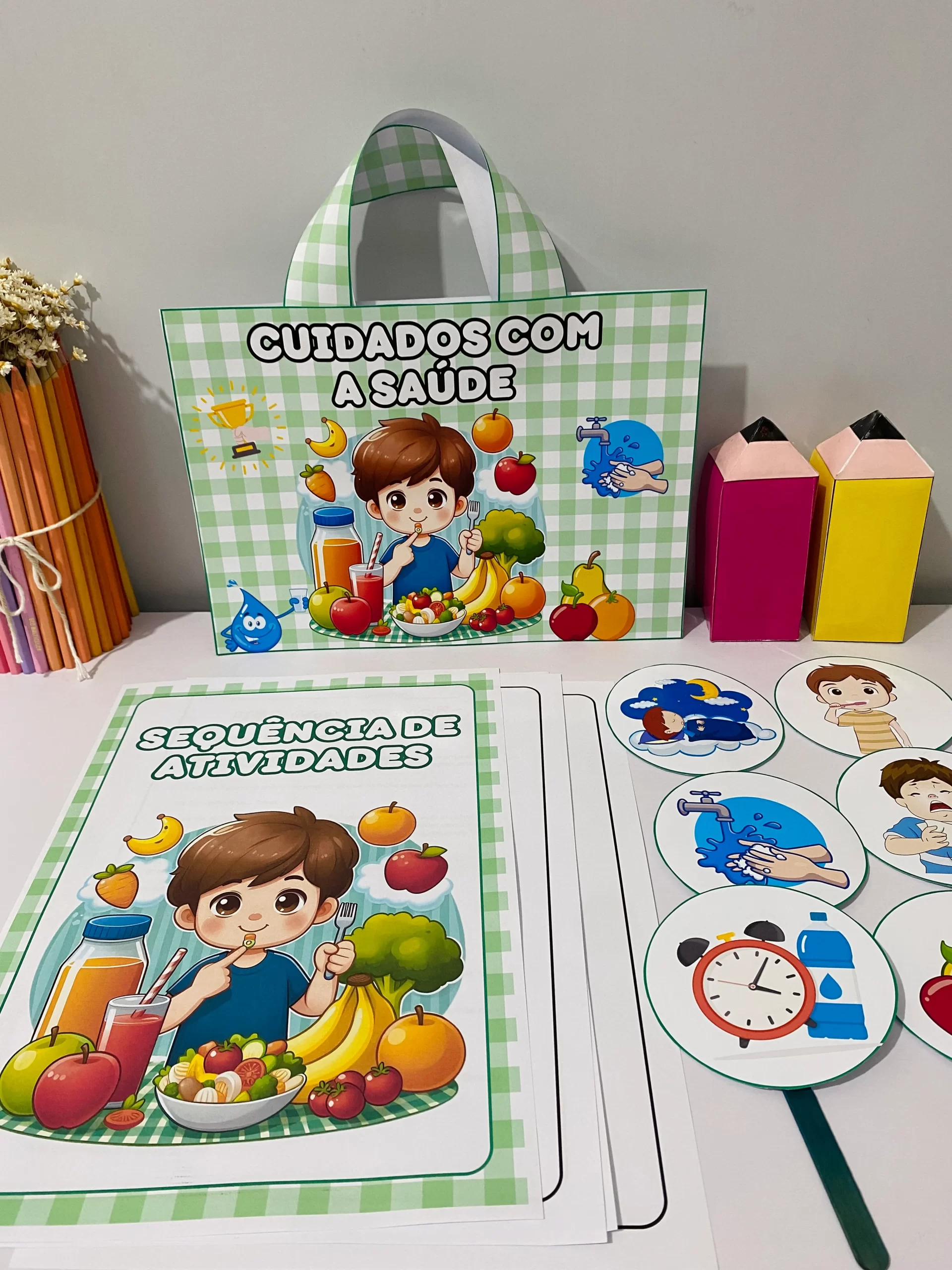 SACOLA CUIDADOS COM A SAÚDE