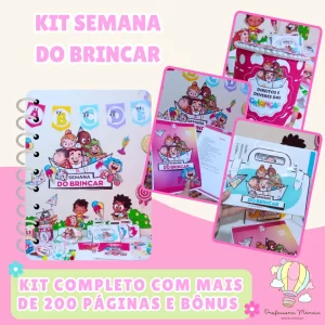 Kit Semana do Brincar – 200 Páginas de Diversão e Aprendizado!