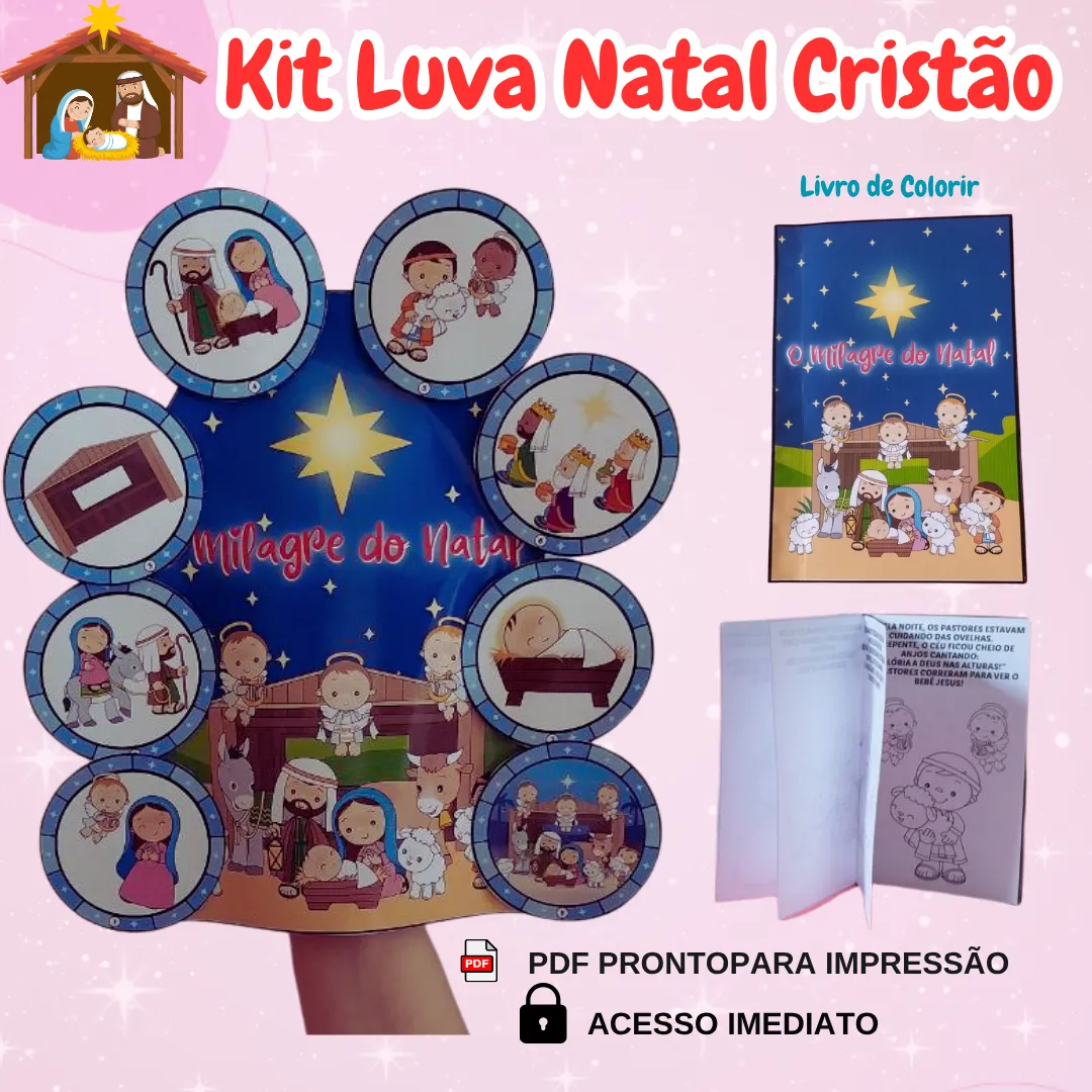 Kit Luva de História – O Milagre do Natal - Imagem 2
