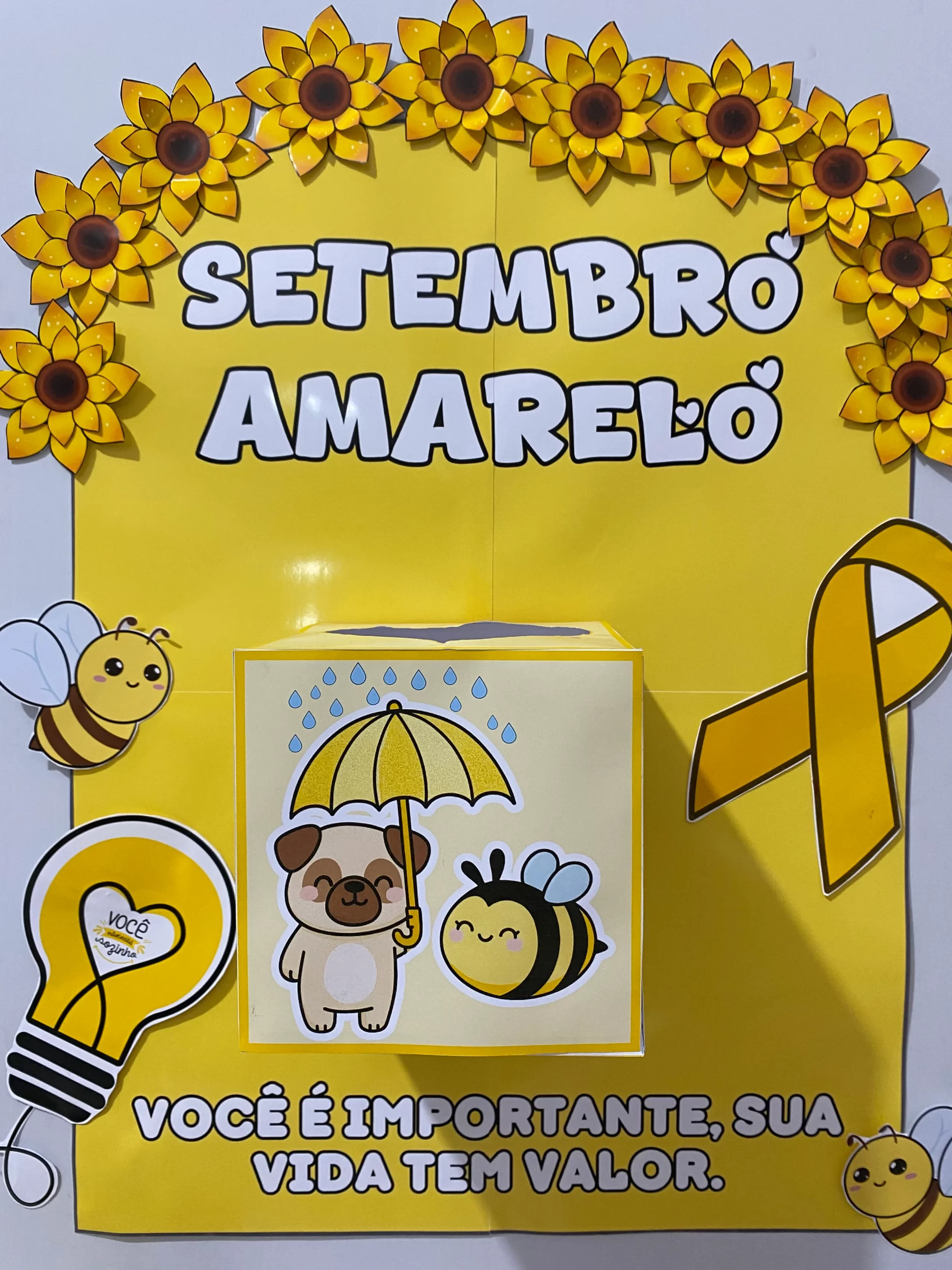 Painel Setembro Amarelo – Conscientização na Escola